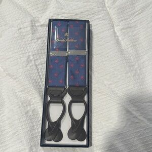 Brooks Brothers Blue and pink Suspenders